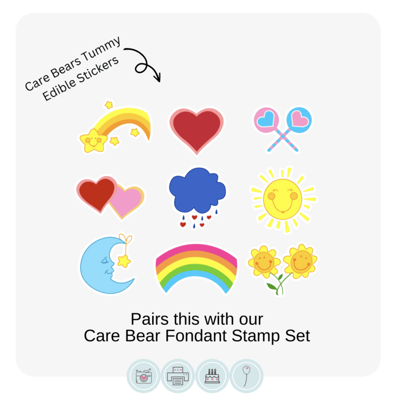 Care Bears Style Fondant Cookie Stamp and Cutter - Image 3